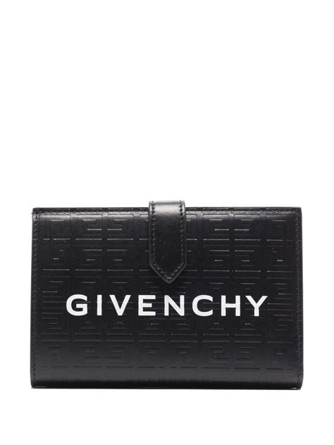 givenchy logo plaque wallet|givenchy bifold wallet.